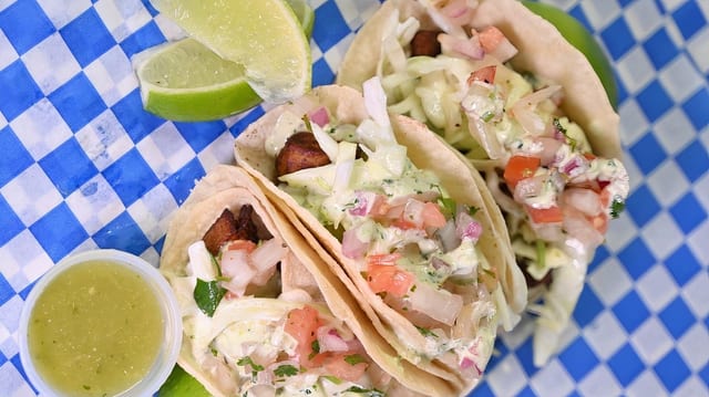 3 Fish Tacos.