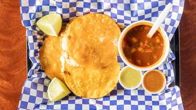 3 Birria Mulitas & Consome.